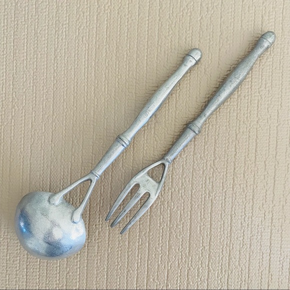 Wilton Dining Vintage Wilton Serving Utensils Large Fork And Spoon